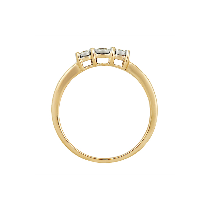 Кольцо из золота 585 пробы c бриллиантами, Л 2811 9156 за 24400