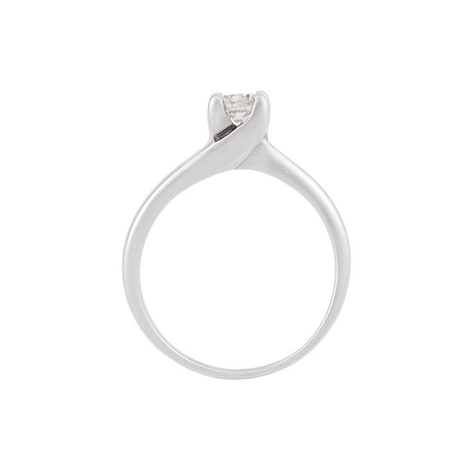 Кольцо из золота 375 пробы c бриллиантом, Л 5803 3708 за 28800