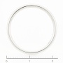 Кольцо обручальное из белой платины 950 пробы Л28078898 фото 4