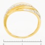 Кольцо из желтого золота 585 пробы c фианитами Л19106827 фото 4