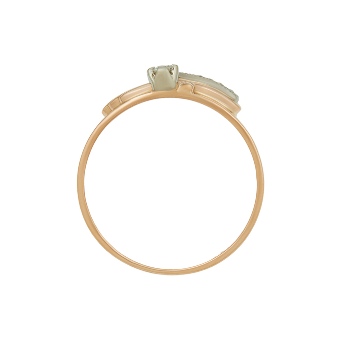 Кольцо из золота 585 пробы c бриллиантами, Л 7502 3068 за 71600