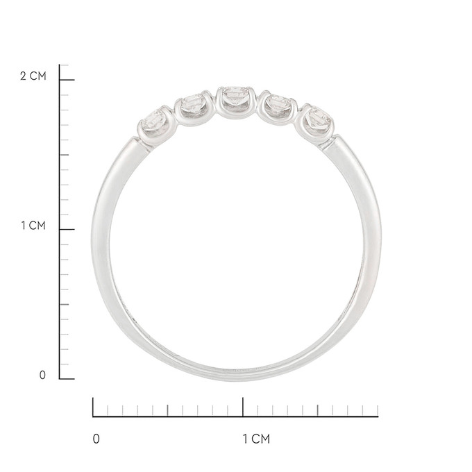 Кольцо из золота 585 пробы c бриллиантами, Л 7302 8200 за 22800