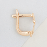 Серьги из красного золота 585 пробы