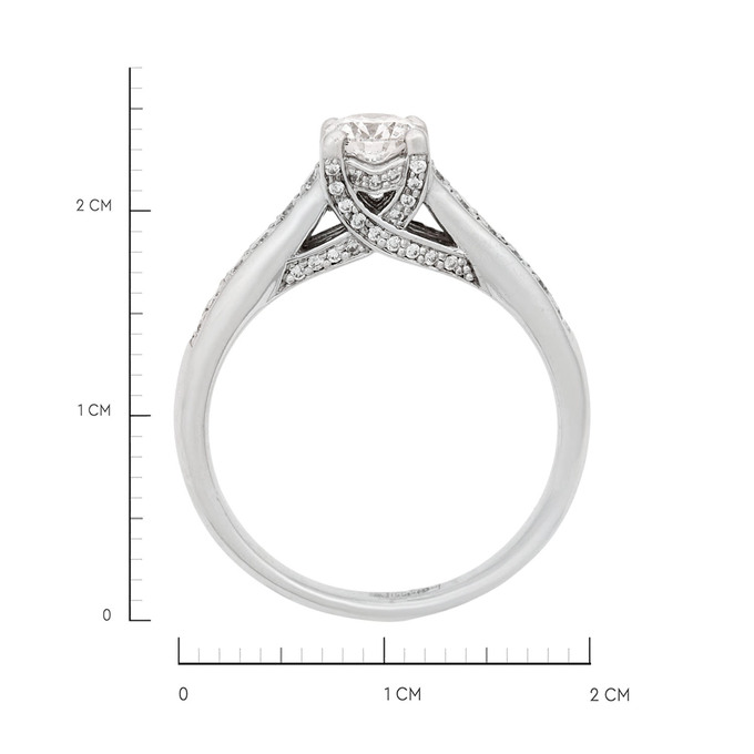 Кольцо из золота 585 пробы c бриллиантами, Л 3909 2336 за 93000