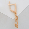 Серьги из красного золота 585 пробы