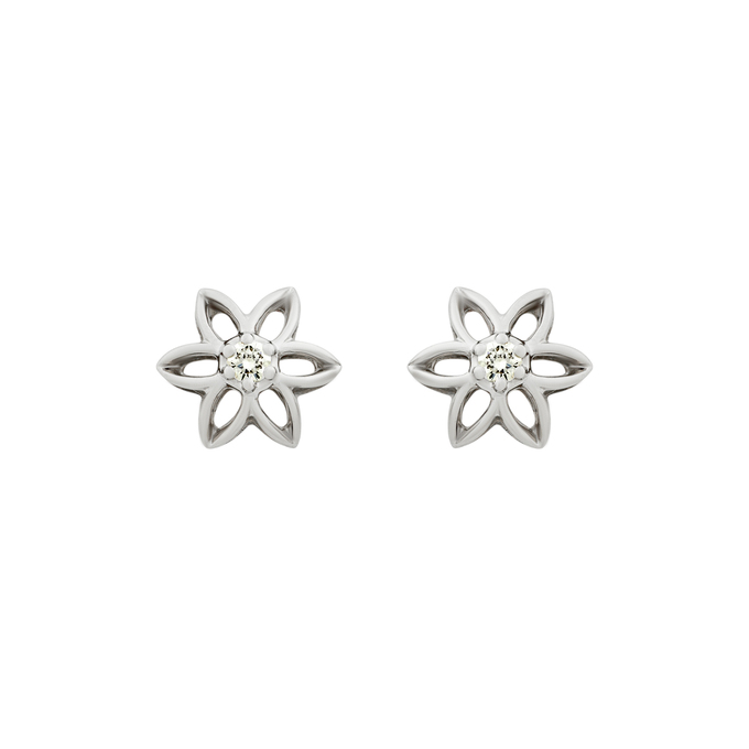 Серьги из золота 750 пробы с бриллиантами, Ц О007 4306 за 108000