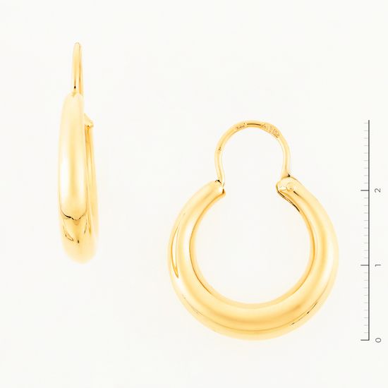 Серьги из красного золота 583 пробы