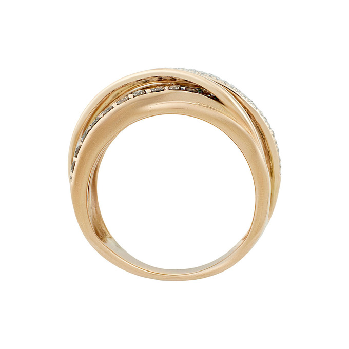 Кольцо из золота 585 пробы c бриллиантами, Л 0407 5623 за 90000