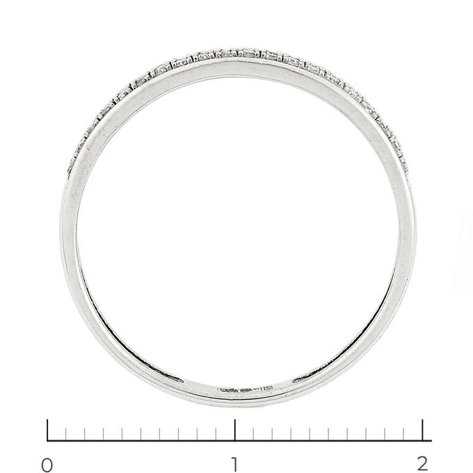 Кольцо из белого золота 585 пробы c 40 бриллиантами, Л 3013 2666 за 7950