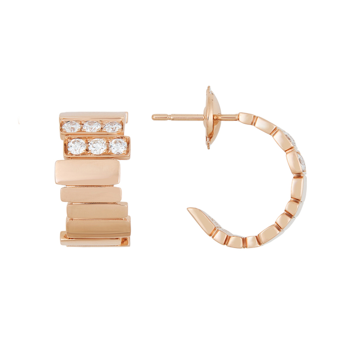 Серьги из золота 750 пробы c бриллиантами, Л 0911 0491 за 99000