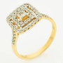 Кольцо из комбинированного золота 585 пробы c 55 бриллиантами Л73016590 фото 1