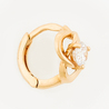 Серьги из золота 585 пробы c фианитами
