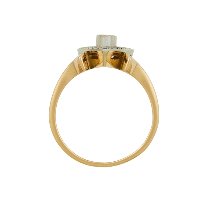 Кольцо из золота 585 пробы c бриллиантами, Л 0514 3889 за 88000