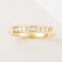 Кольцо из желтого золота 585 пробы c 8 бриллиантами Л63001398 фото 2