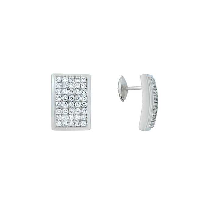 Серьги из золота 750 пробы c бриллиантами, К 0000 2522 за 240000