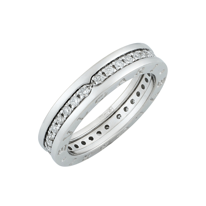 Кольцо из золота 750 пробы c бриллиантами