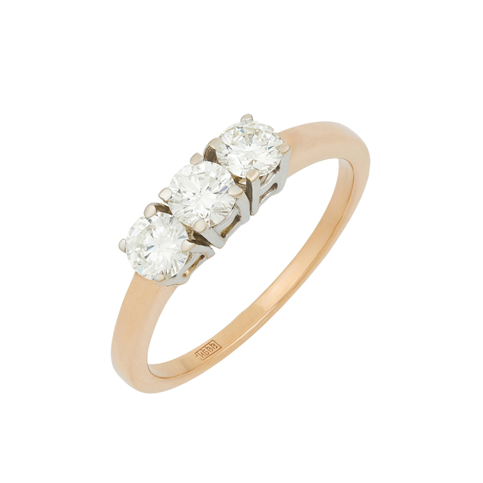 Кольцо из золота 585 пробы c бриллиантами, Л 2809 7526 за 209000