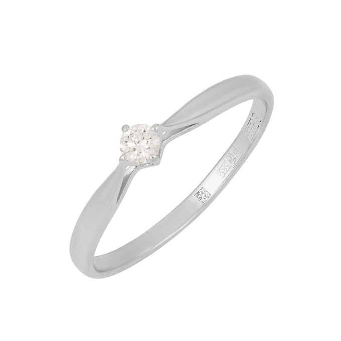 Кольцо из золота 585 пробы c бриллиантом, Л 6103 1245 за 16400