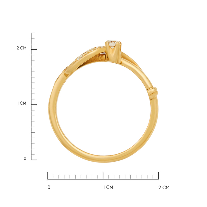 Кольцо из золота 750 пробы c бриллиантами, Л 5805 1051 за 75950