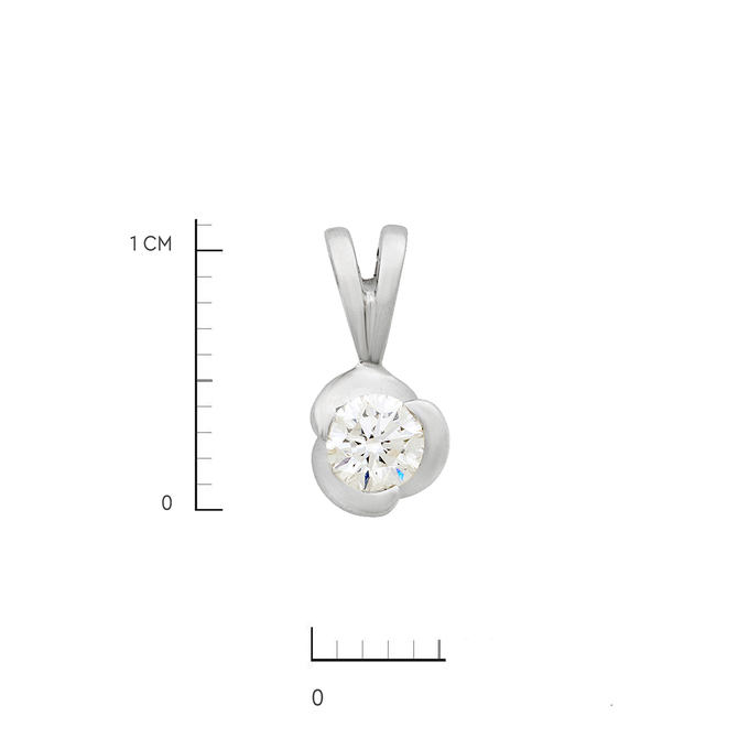 Подвеска из золота 585 пробы c бриллиантом, Л 2811 6874 за 38250