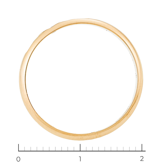 Кольцо из красного золота 585 пробы c 1 бриллиантом, Л57031170 за 11830
