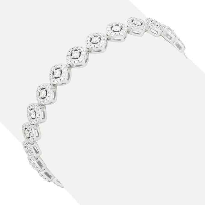 Браслет из золота 585 пробы c бриллиантами, Л 2811 9477 за 155000