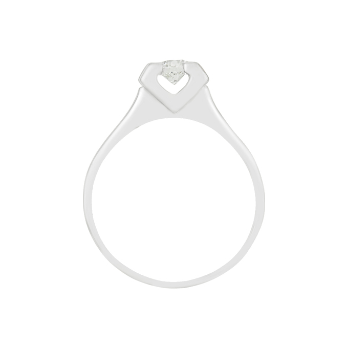 Кольцо из золота 750 пробы c бриллиантом, Л 2811 8682 за 167600