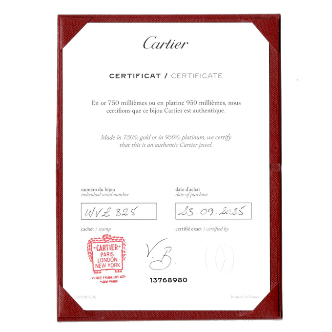 Серьга Cartier Love, Л 2811 8875 за 67000