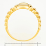 Кольцо печатка из комбинированного золота 750 пробы c 1 бриллиантом Л43050489 фото 4