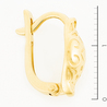 Серьги из желтого золота 585 пробы
