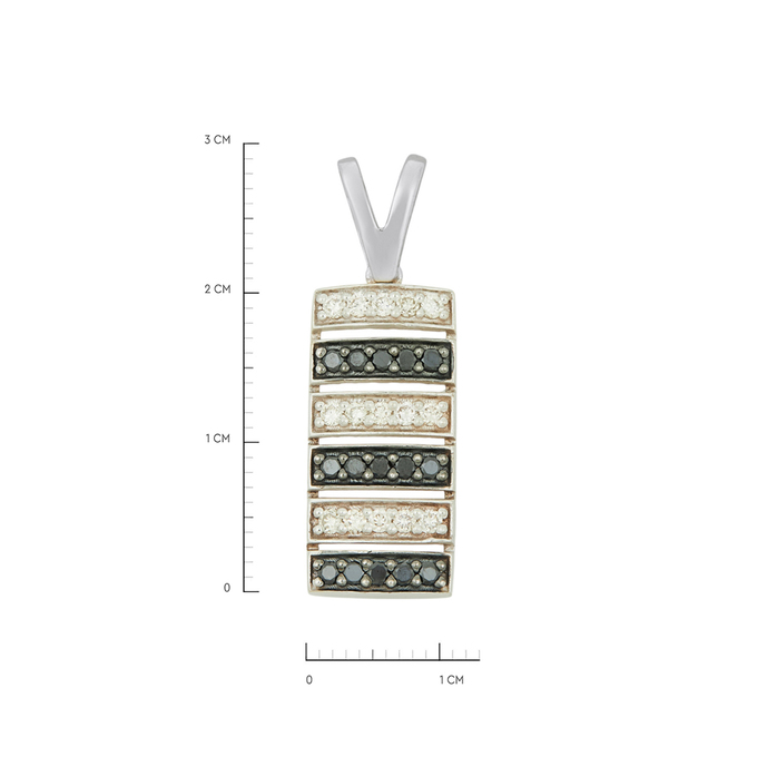 Подвеска из золота 585 пробы c бриллиантами, Л 3309 4519 за 39840