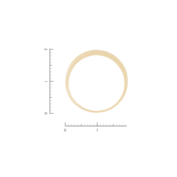 Кольцо из золота 750 пробы c 7 бриллиантами