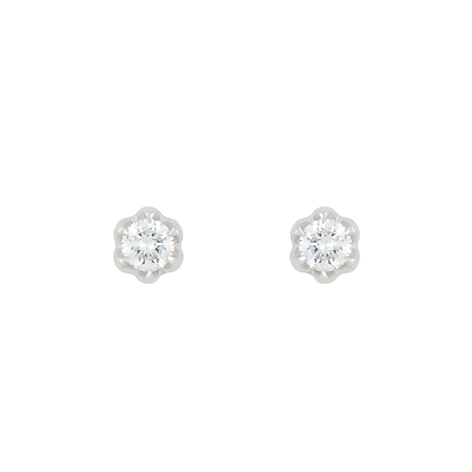 Серьги из золота 585 пробы c бриллиантами, Л 5207 7426 за 35600