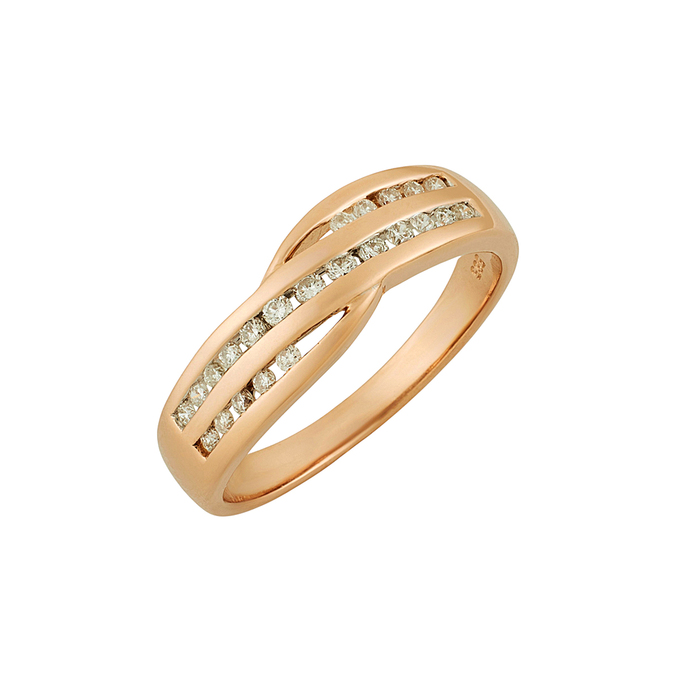 Кольцо из золота 585 пробы c бриллиантами, Л 0613 2860 за 42320