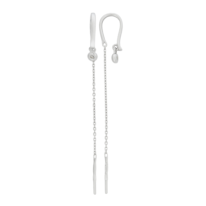 Серьги из золота 585 пробы с бриллиантами, Л 7303 1207 за 16900