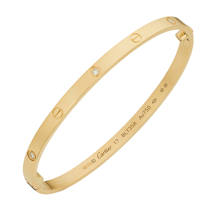 Браслет из золота 750 пробы c бриллиантами