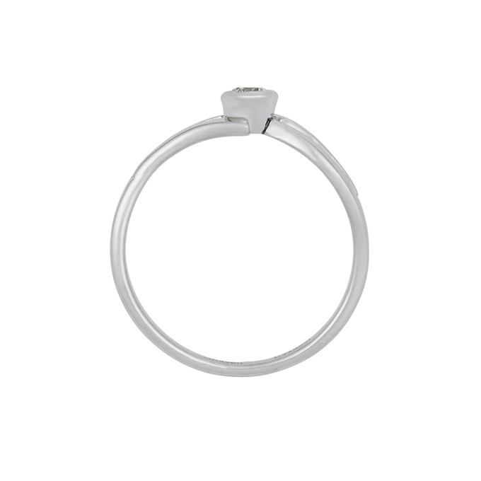 Кольцо из золота 585 пробы c бриллиантом, Л 1607 0883 за 49200