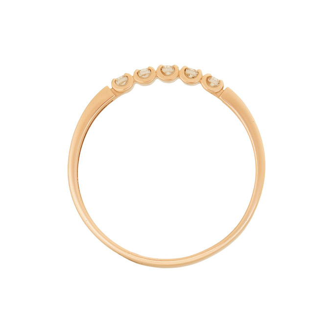 Кольцо из золота 585 пробы c бриллиантами