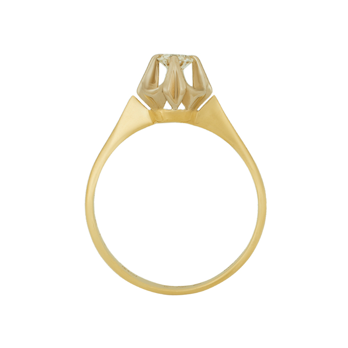 Кольцо из золота 750 пробы c бриллиантом, Л 0512 4931 за 69000