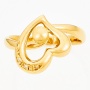 Кольцо из желтого золота 750 пробы c 3 бриллиантами Л46079185 фото 2