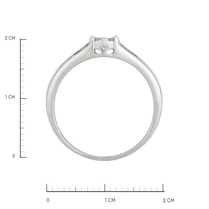 Кольцо из золота 585 пробы c бриллиантами, Л 5703 3285 за 43920
