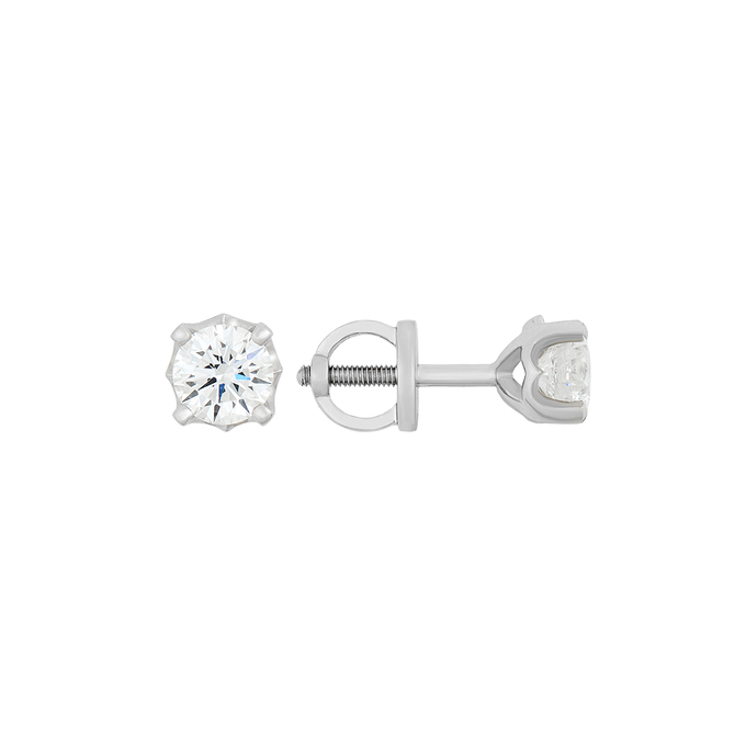 Серьги из золота 585 пробы c Бриллиант, К 0000 4360 за 260000