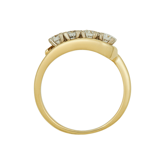 Кольцо из золота 750 пробы c бриллиантами, Л 1208 4421 за 149700