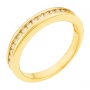 Кольцо из желтого золота 585 пробы c 17 бриллиантами Л04079721 фото 1