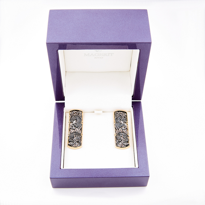 Серьги из золота 750 пробы
