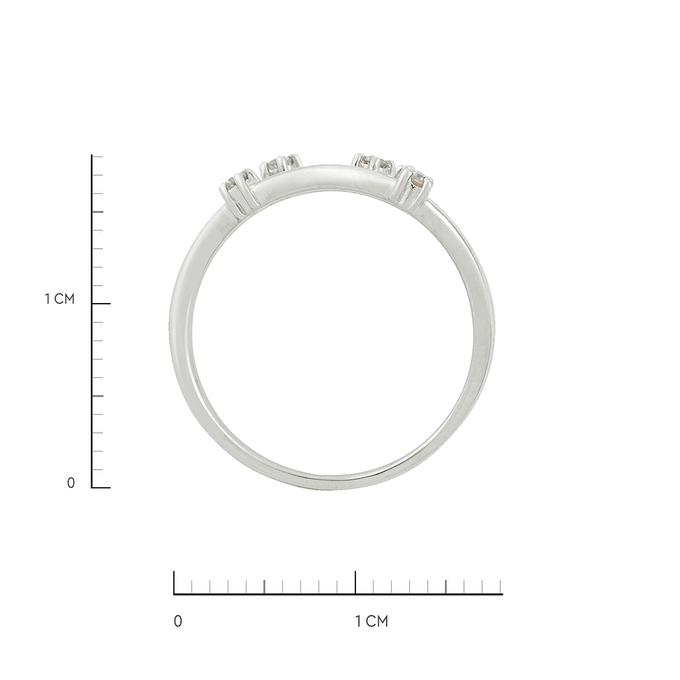 Кольцо из золота 585 пробы c бриллиантами, Л 1208 5001 за 37520