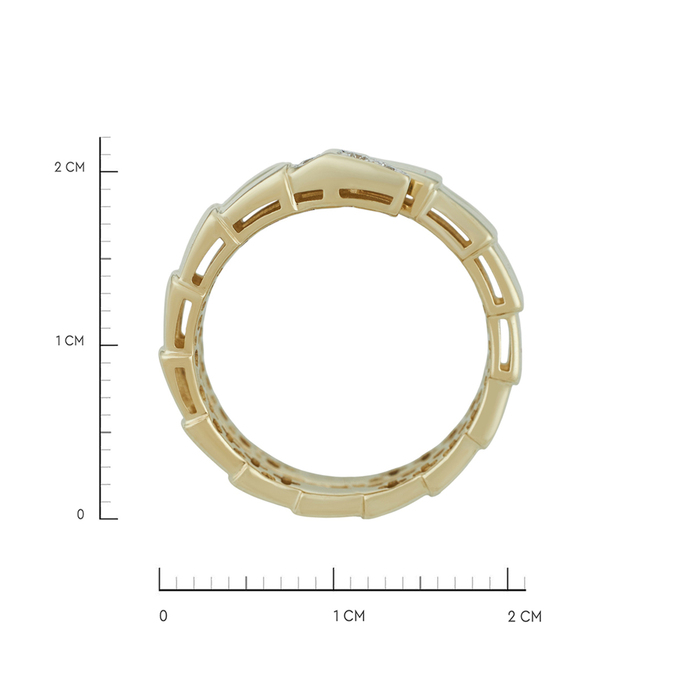 Кольцо из золота 585 пробы c бриллиантами, Л 0910 9416 за 40900