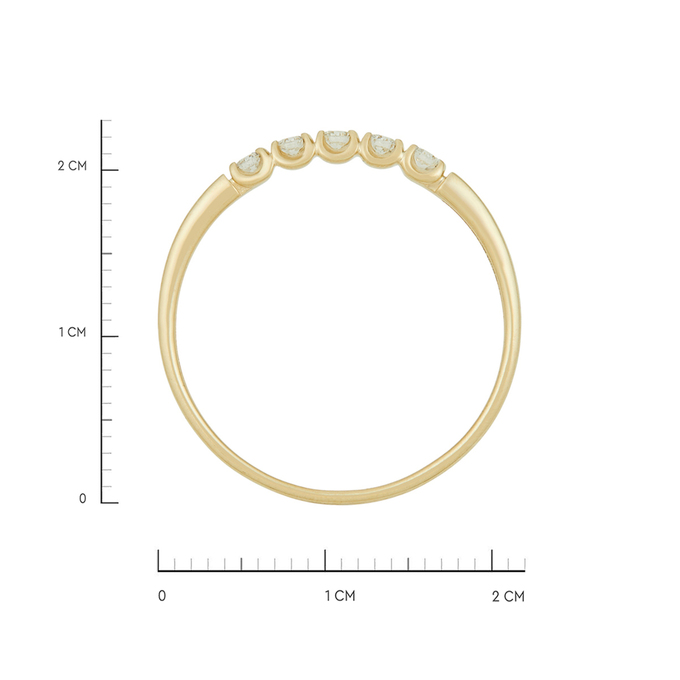 Кольцо из золота 585 пробы c бриллиантами, Л 0616 9203 за 21200