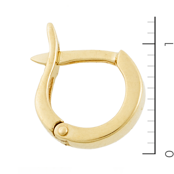 Серьги из желтого золота 585 пробы