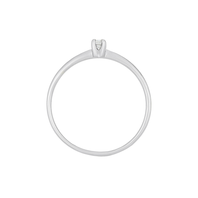 Кольцо из золота 585 пробы c бриллиантом, Л 3014 4045 за 13200